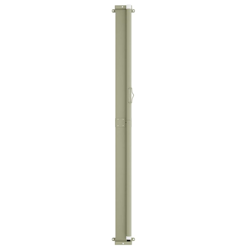 Patio Retractable Side Awning 180x600 cm Cream Payday Deals