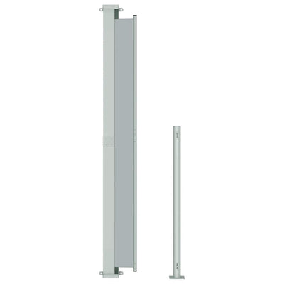 Patio Retractable Side Awning 200x300cm Grey Payday Deals