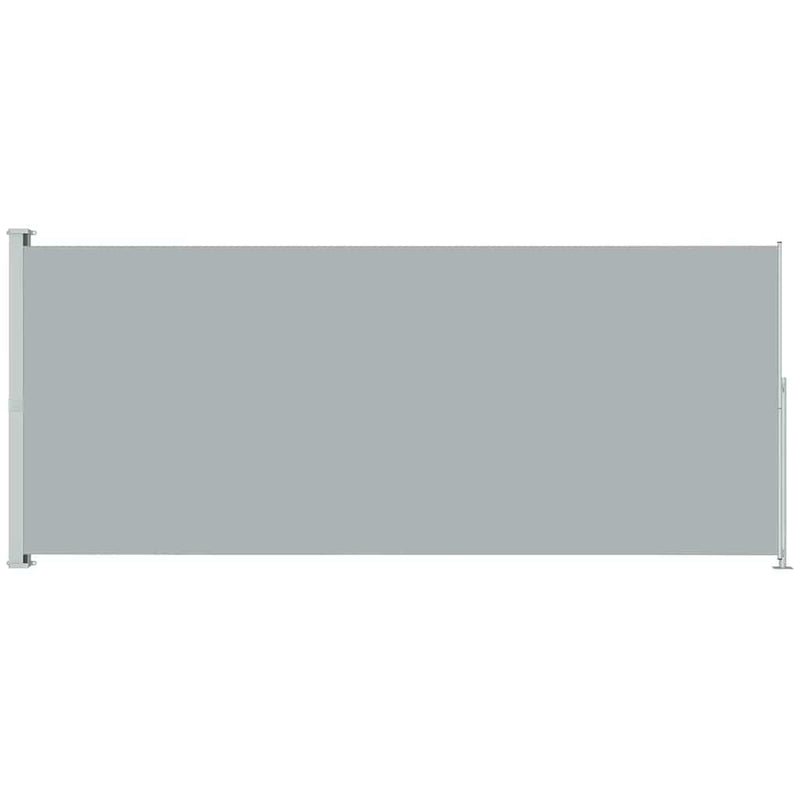 Patio Retractable Side Awning 200x500cm Grey Payday Deals