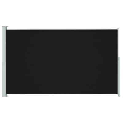 Patio Retractable Side Awning 220x300cm Black Payday Deals