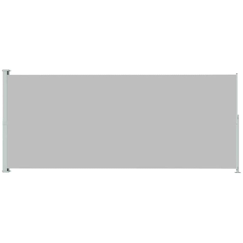 Patio Retractable Side Awning 220x500cm Grey Payday Deals