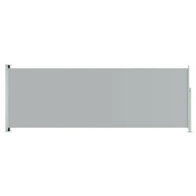 Patio Retractable Side Awning 220x600 cm Grey Payday Deals