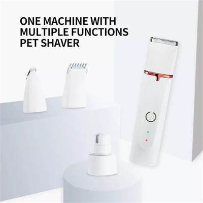 Pawfriends Pet Shaver Four-in-one Electric Hair Clipper Dog and Cat Electric Nail Sharpener Payday Deals