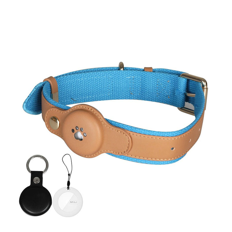 PaWz Bluetooth Pet Tracker Collar Anti-lost Locator Smart Waterproof 120m Blue Payday Deals