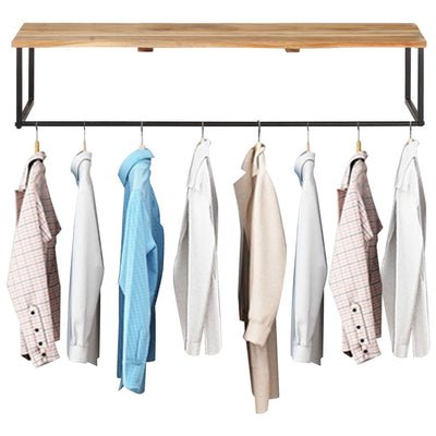 Peg with Live Edge 100x35x22 cm Solid Acacia Wood Payday Deals