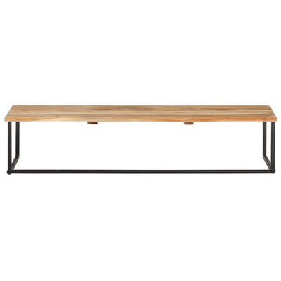 Peg with Live Edge 100x35x22 cm Solid Acacia Wood Payday Deals