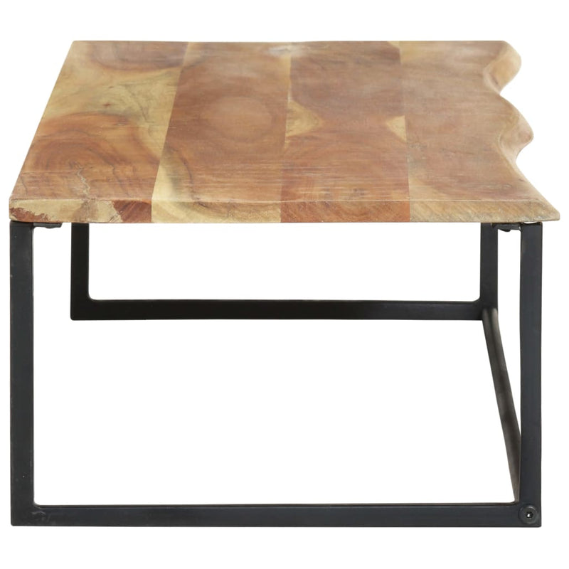 Peg with Live Edge 100x35x22 cm Solid Acacia Wood Payday Deals