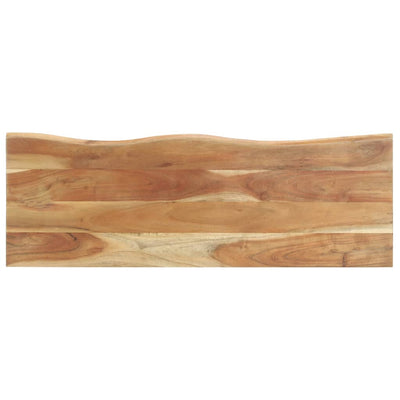 Peg with Live Edge 100x35x22 cm Solid Acacia Wood Payday Deals
