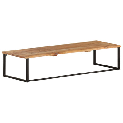Peg with Live Edge 100x35x22 cm Solid Acacia Wood Payday Deals