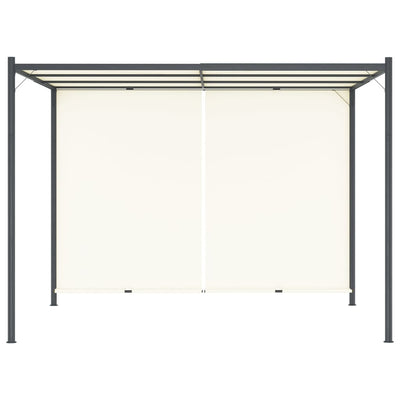 Pergola with Adjustable Roof Cream White 3x3 m Steel Payday Deals