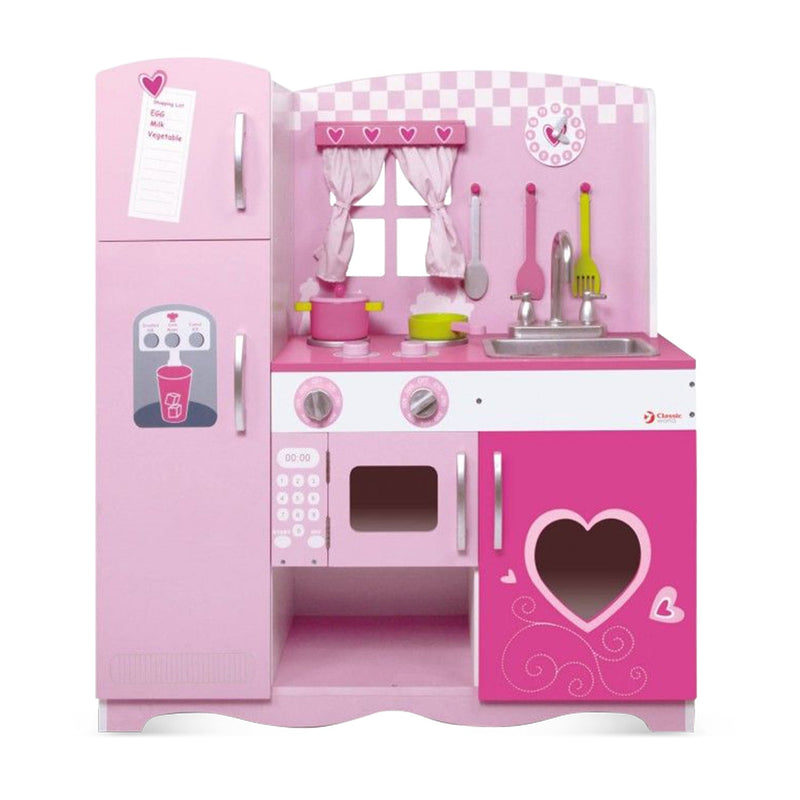 Pink Play Kitchen by Classic World Payday Deals