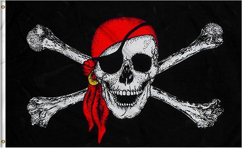 PIRATE FLAG Skull Party Pirates Skull & Crossbones Large 150 x 90 Jolly Roger Payday Deals