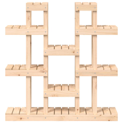 Plant Stand 104.5x25x109.5 cm Solid Wood Pine Payday Deals