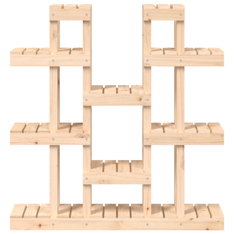 Plant Stand 104.5x25x109.5 cm Solid Wood Pine Payday Deals