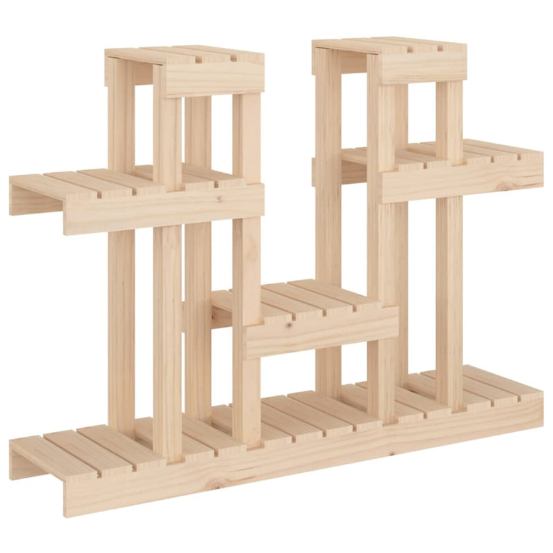 Plant Stand 104.5x25x77.5 cm Solid Wood Pine Payday Deals