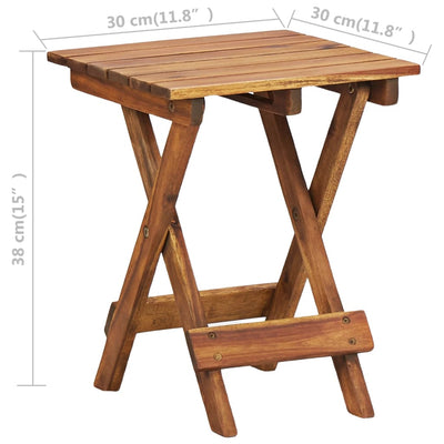 Plant Stand 30x30x38 cm Solid Acacia Wood Payday Deals