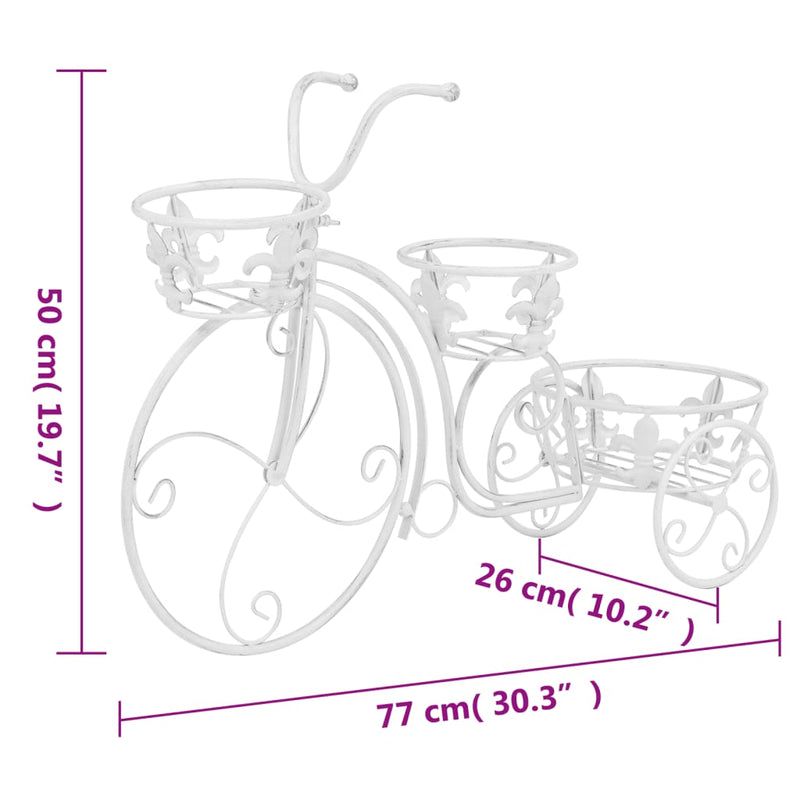 Plant Stand Bicycle Shape Vintage Style Metal Payday Deals