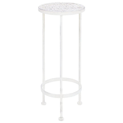 Plant Stand Set 3 Pieces Vintage Style Metal Antique White Payday Deals