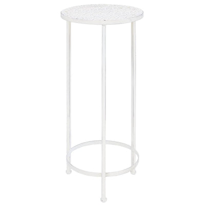 Plant Stand Set 3 Pieces Vintage Style Metal Antique White Payday Deals