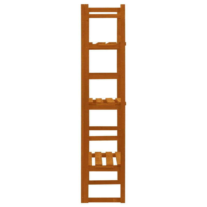 Plant Stand with Trellis Orange 60x30x140 cm Solid Firwood Payday Deals