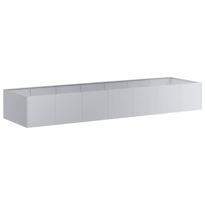 Planter 280x80x40 cm Galvanised Steel Payday Deals