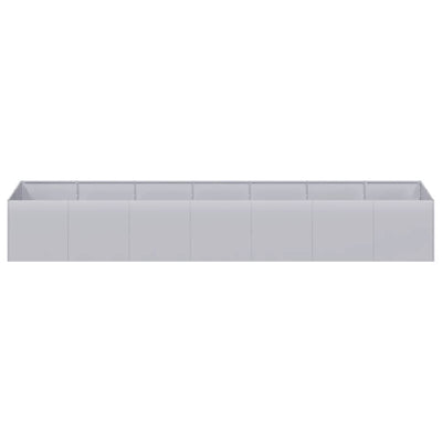 Planter 280x80x40 cm Galvanised Steel Payday Deals