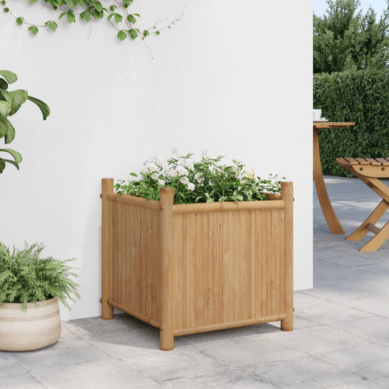 Planter 40x40x40 cm Bamboo Payday Deals