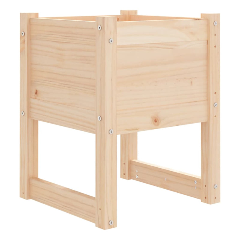 Planter 40x40x52.5 cm Solid Wood Pine Payday Deals