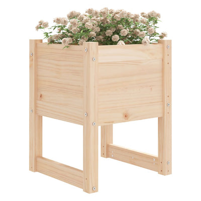 Planter 40x40x52.5 cm Solid Wood Pine Payday Deals