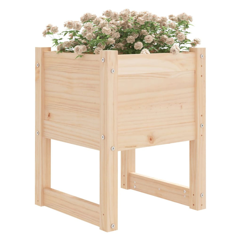 Planter 40x40x52.5 cm Solid Wood Pine Payday Deals