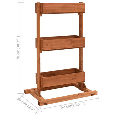 Planter 52x30x78 cm Firwood Payday Deals