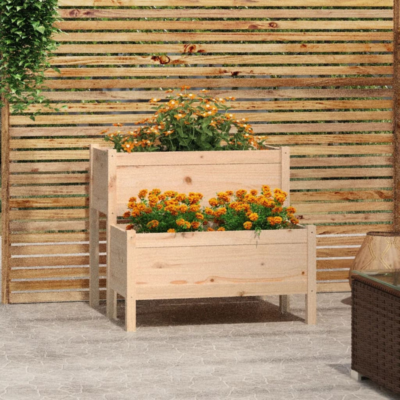 Planter 84.5x84x75 cm Solid Wood Pine Payday Deals