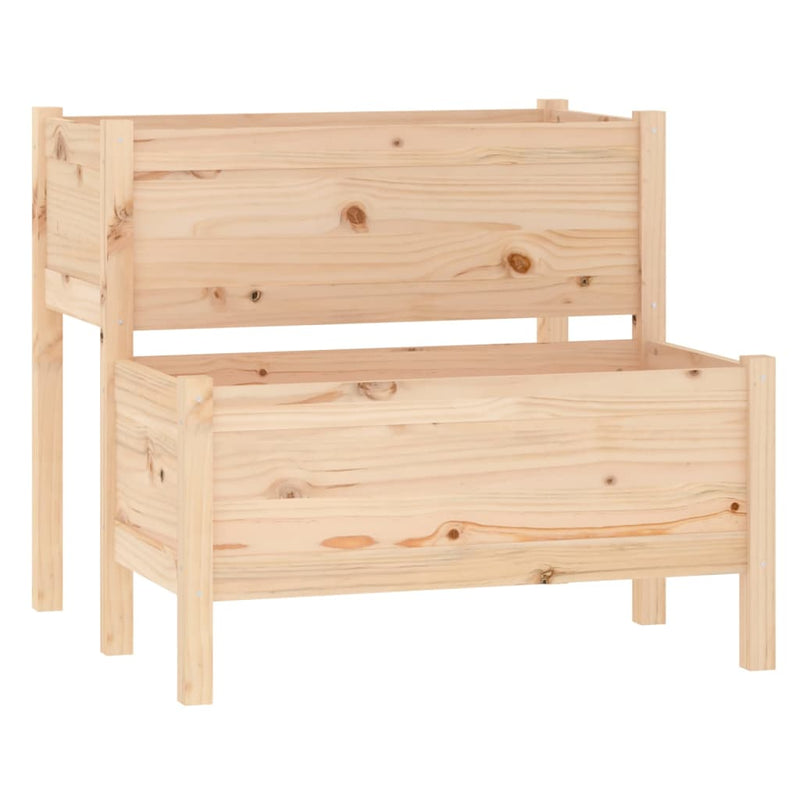 Planter 84.5x84x75 cm Solid Wood Pine Payday Deals