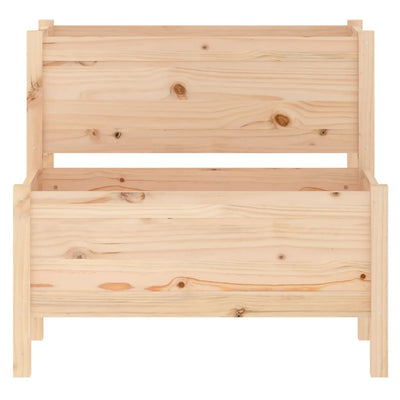 Planter 84.5x84x75 cm Solid Wood Pine Payday Deals