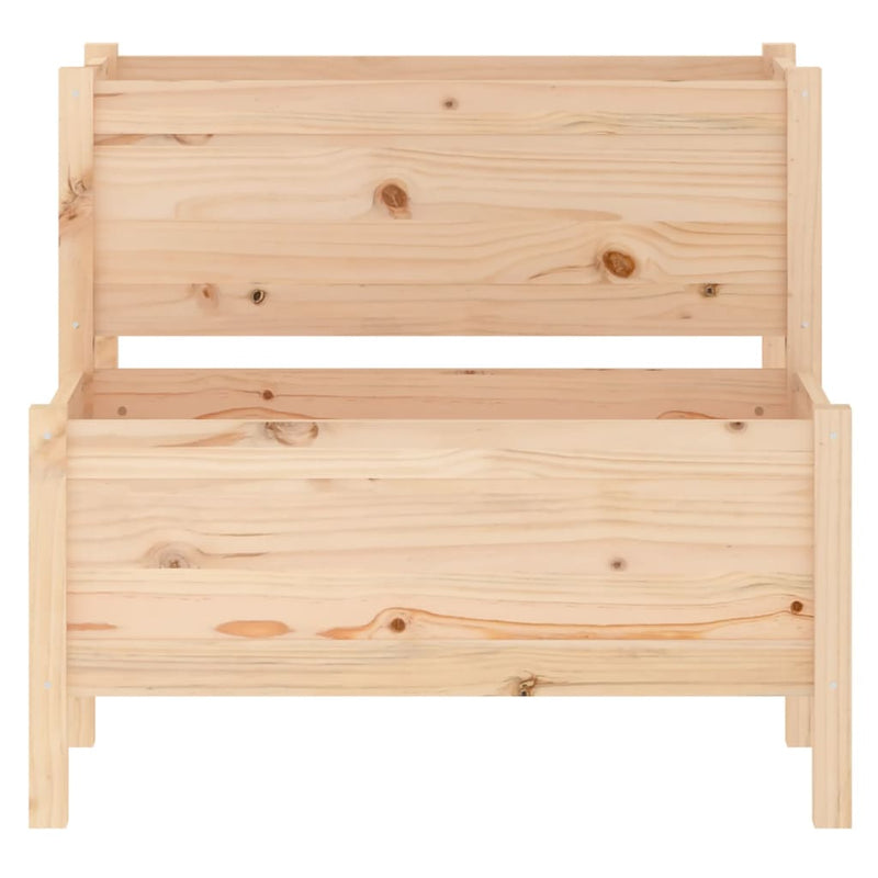 Planter 84.5x84x75 cm Solid Wood Pine Payday Deals
