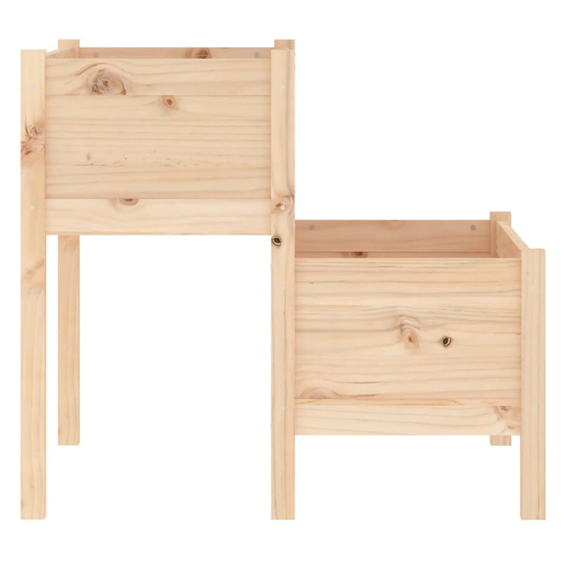 Planter 84.5x84x75 cm Solid Wood Pine Payday Deals