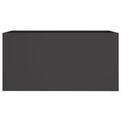 Planter Black 62x30x29 cm Steel Payday Deals