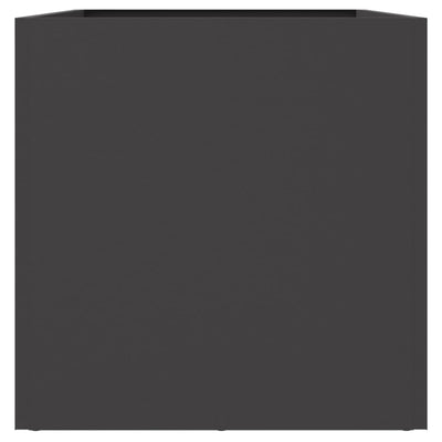 Planter Black 62x30x29 cm Steel Payday Deals