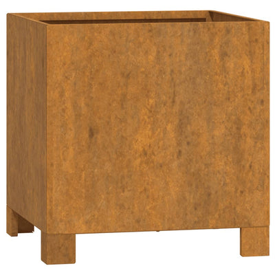 Planters with Legs 2 pcs Rusty 32x30x33 cm Corten Steel Payday Deals