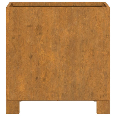 Planters with Legs 2 pcs Rusty 32x30x33 cm Corten Steel Payday Deals