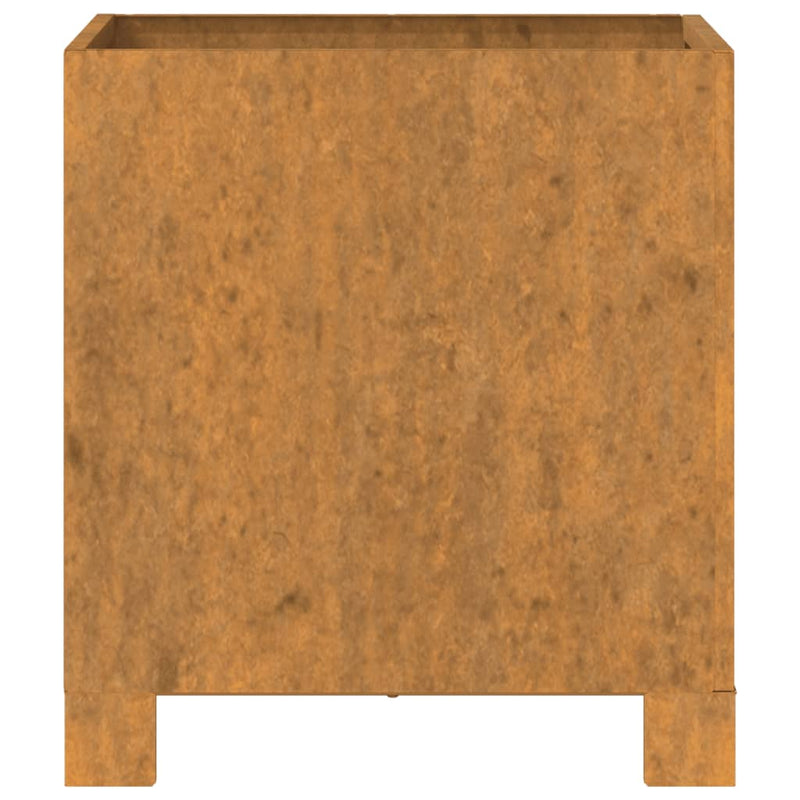 Planters with Legs 2 pcs Rusty 32x30x33 cm Corten Steel Payday Deals