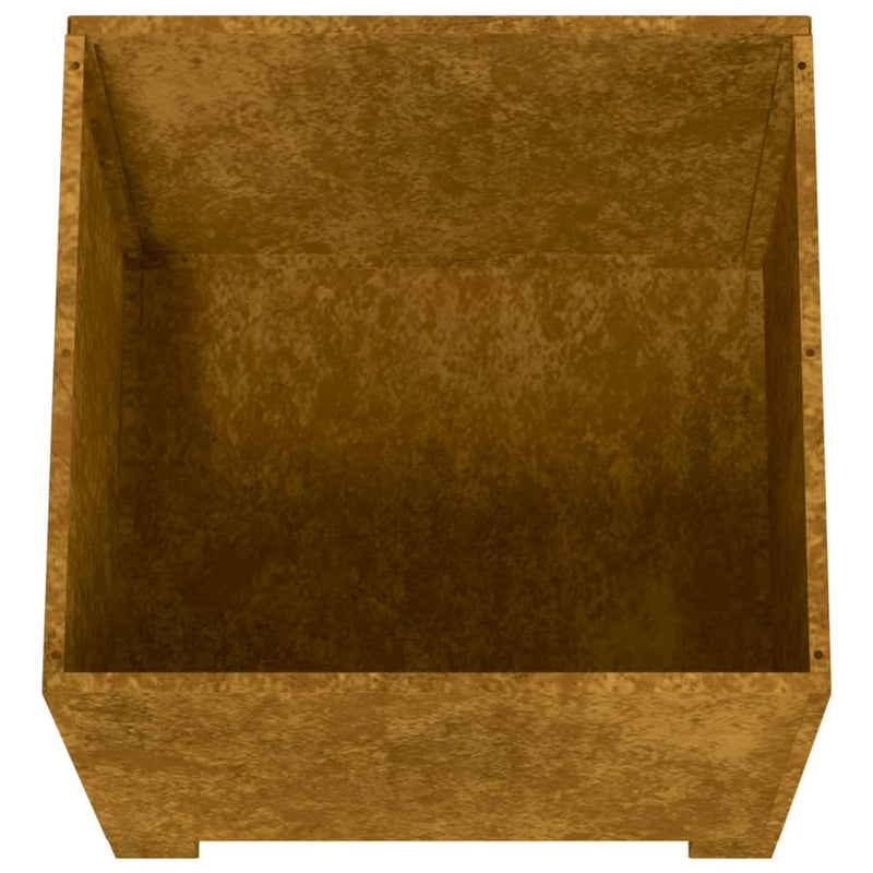 Planters with Legs 2 pcs Rusty 32x30x33 cm Corten Steel Payday Deals