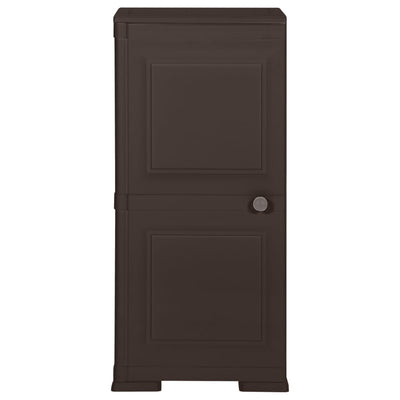 Plastic Cabinet 40x43x85.5 cm Wood Design Brown Payday Deals