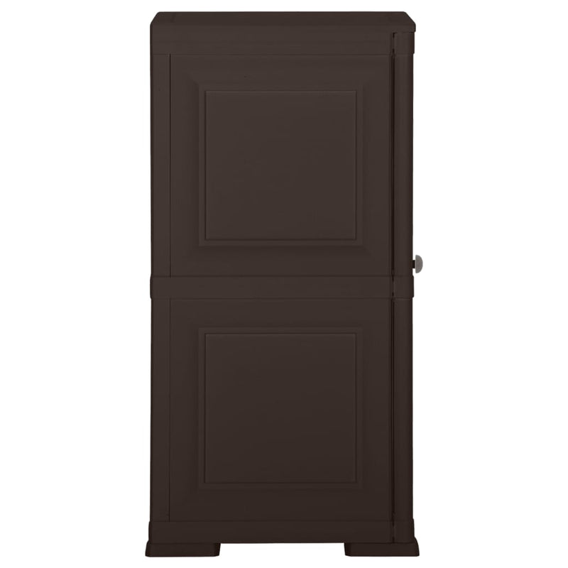 Plastic Cabinet 40x43x85.5 cm Wood Design Brown Payday Deals