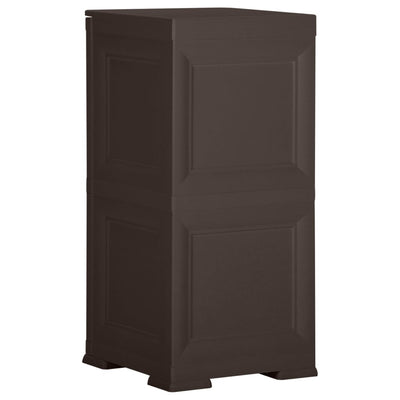 Plastic Cabinet 40x43x85.5 cm Wood Design Brown Payday Deals