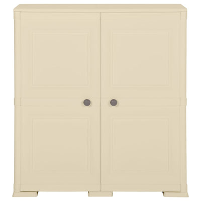 Plastic Cabinet 79x43x85.5 cm Wood Design Angora White Payday Deals