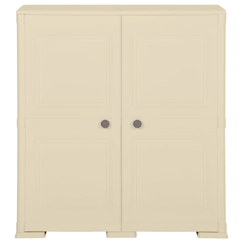 Plastic Cabinet 79x43x85.5 cm Wood Design Angora White Payday Deals