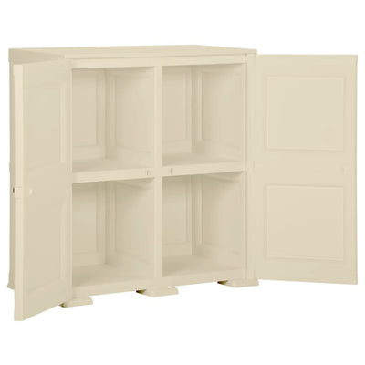 Plastic Cabinet 79x43x85.5 cm Wood Design Angora White Payday Deals