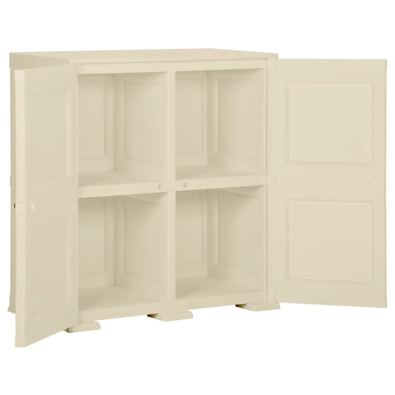 Plastic Cabinet 79x43x85.5 cm Wood Design Angora White Payday Deals