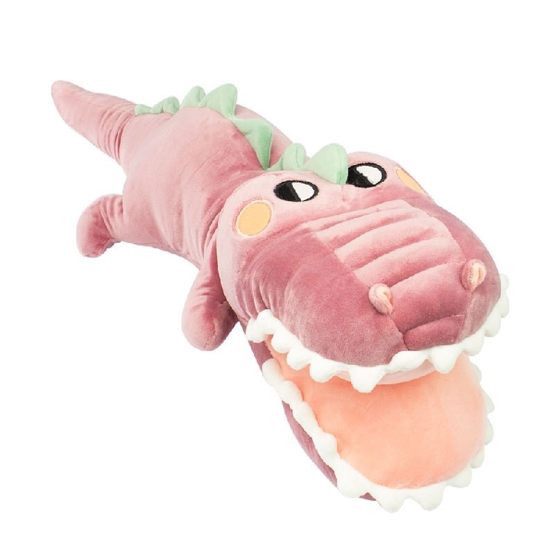 Plush Toy Ultra Soft Pink Crocodile 60cm Payday Deals